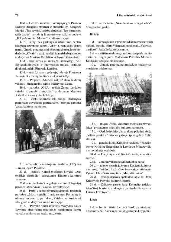 Šiaurietiški atsivėrimai : Pasvalio krašto istorijos ir kultūros žurnalas 2009, nr. 2 (27)