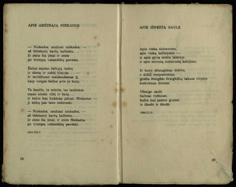 Per pasaulį keliauja žmogus : rinktinė poezija