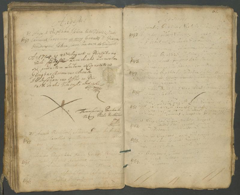 Pasvalio Romos katalikų parapijos bažnyčios 1703–1718 metų krikšto metrikų knyga