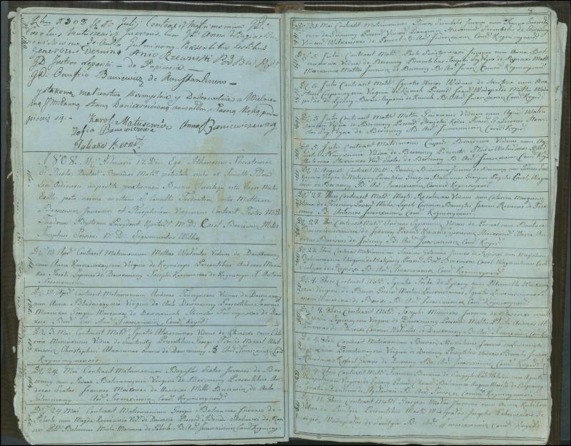 Krinčino Romos katalikų parapijos bažnyčios 1803–1826 metų jungtuvių metrikų knyga