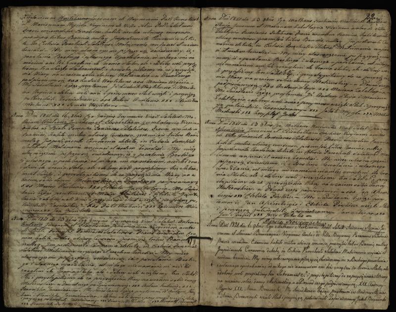 Saločių Romos katalikų parapijos bažnyčios 1819–1827 metų priešjungtuvinės apklausos knyga