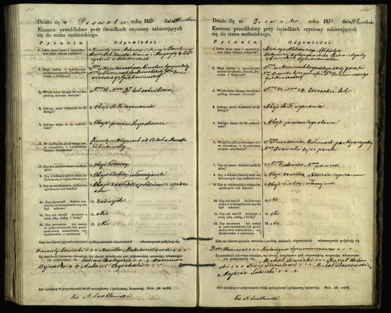 Pasvalio Romos katalikų parapijos bažnyčios 1849–1859 metų priešjungtuvinės apklausos knyga