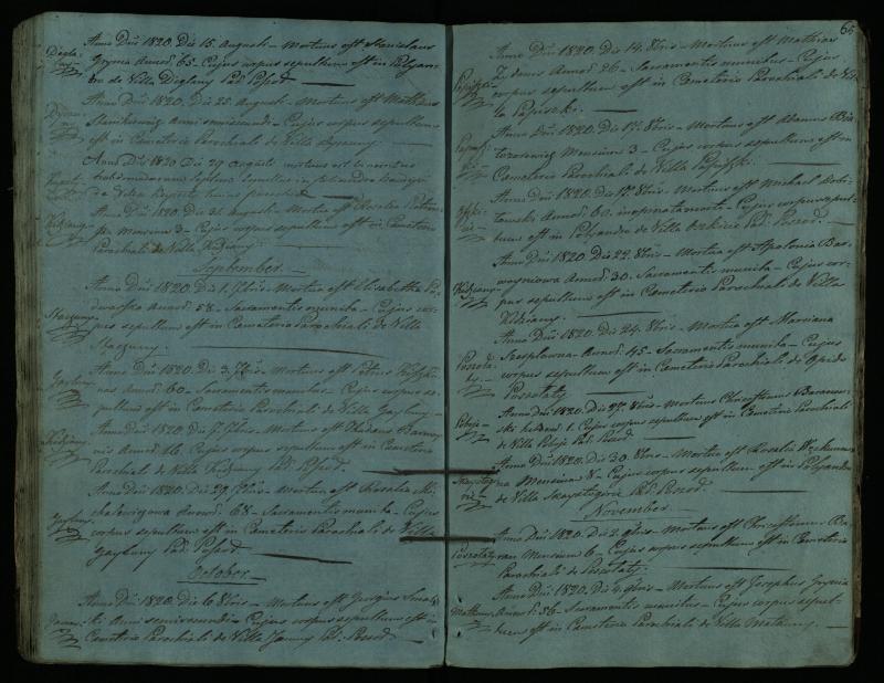Pušaloto Romos katalikų parapijos bažnyčios 1810–1827 metų mirties metrikų knyga