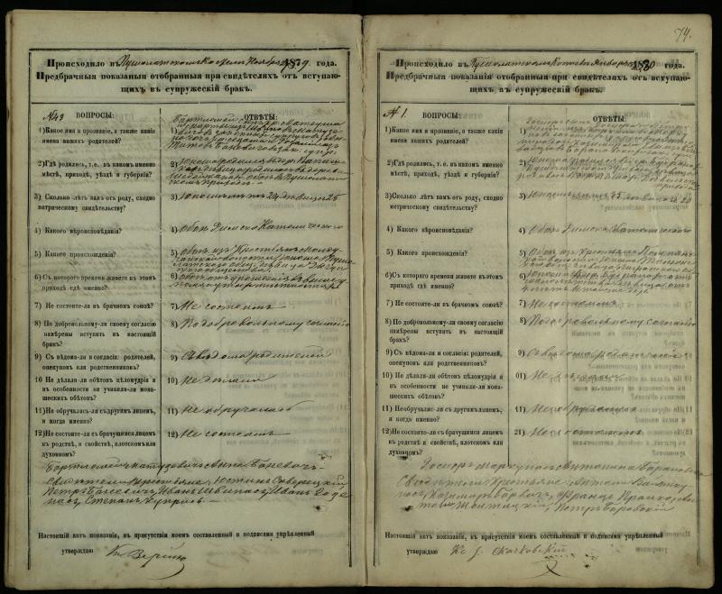 Pušaloto Romos katalikų parapijos bažnyčios 1878–1883 metų priešjungtuvinės apklausos knyga