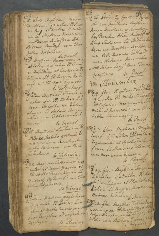 Pasvalio Romos katalikų parapijos bažnyčios 1749–1772 metų krikšto metrikų knyga