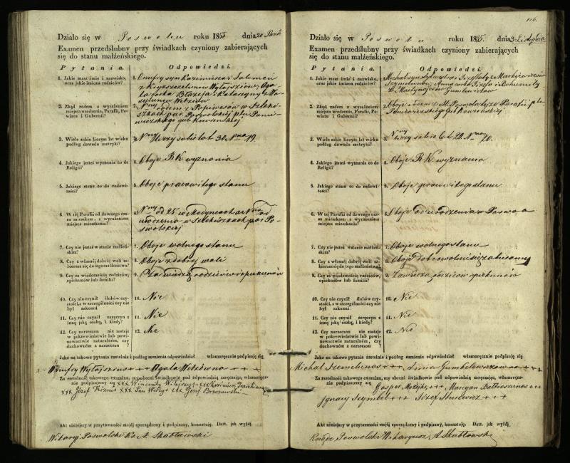 Pasvalio Romos katalikų parapijos bažnyčios 1849–1859 metų priešjungtuvinės apklausos knyga