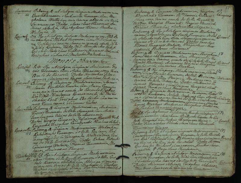 Pasvalio Romos katalikų parapijos bažnyčios 1793–1824 metų jungtuvių metrikų knyga