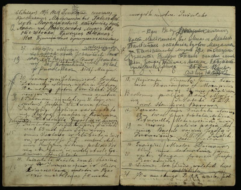 Pušaloto Romos katalikų parapijos bažnyčios 1912–1918 metų mirties metrikų knyga