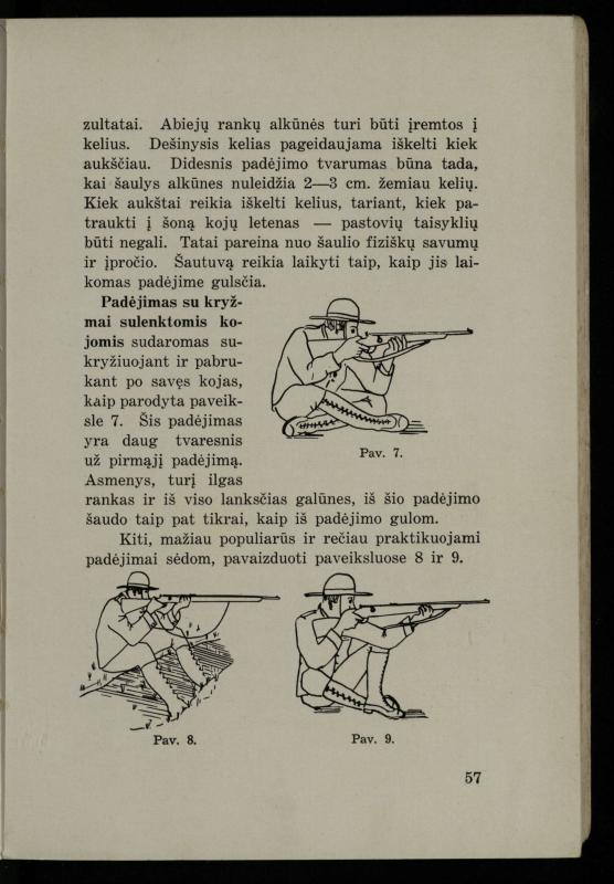 Šaudymo kultūra ir technika / Kazimieras Svilas. – Kaunas: „Policijos“ laikr. leid., 1936. – 327 p.