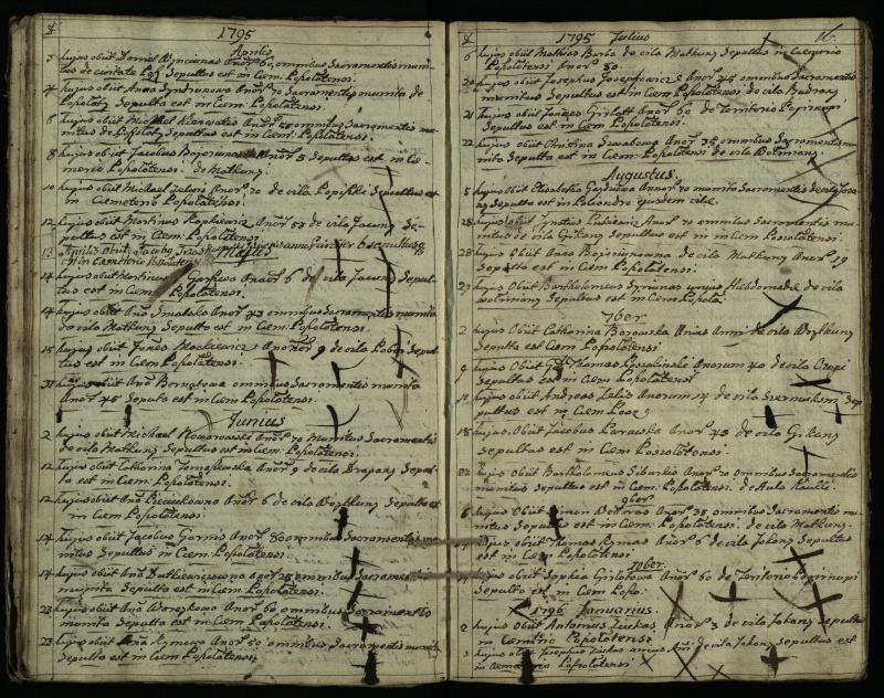 Pušaloto Romos katalikų parapijos bažnyčios 1785–1810 metų mirties metrikų knyga