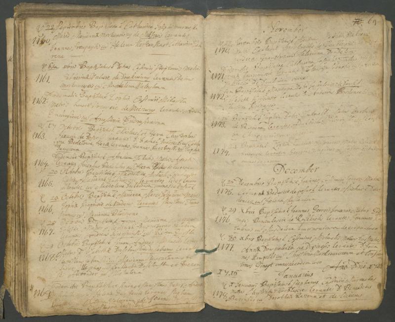 Pasvalio Romos katalikų parapijos bažnyčios 1703–1718 metų krikšto metrikų knyga