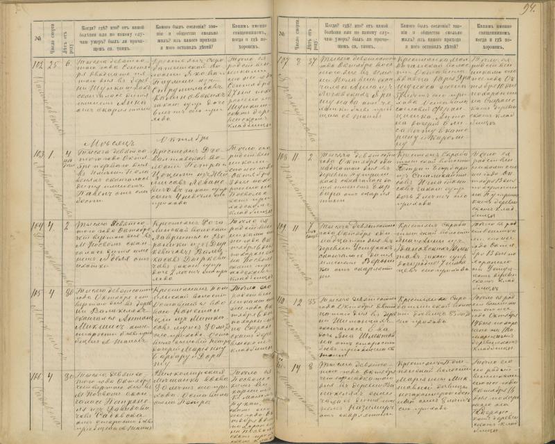 Pasvalio Romos katalikų parapijos bažnyčios 1894–1907 metų mirties metrikų knyga