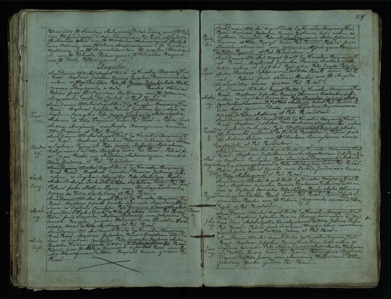 Pušaloto Romos katalikų parapijos bažnyčios 1802–1814 metų krikšto metrikų knyga