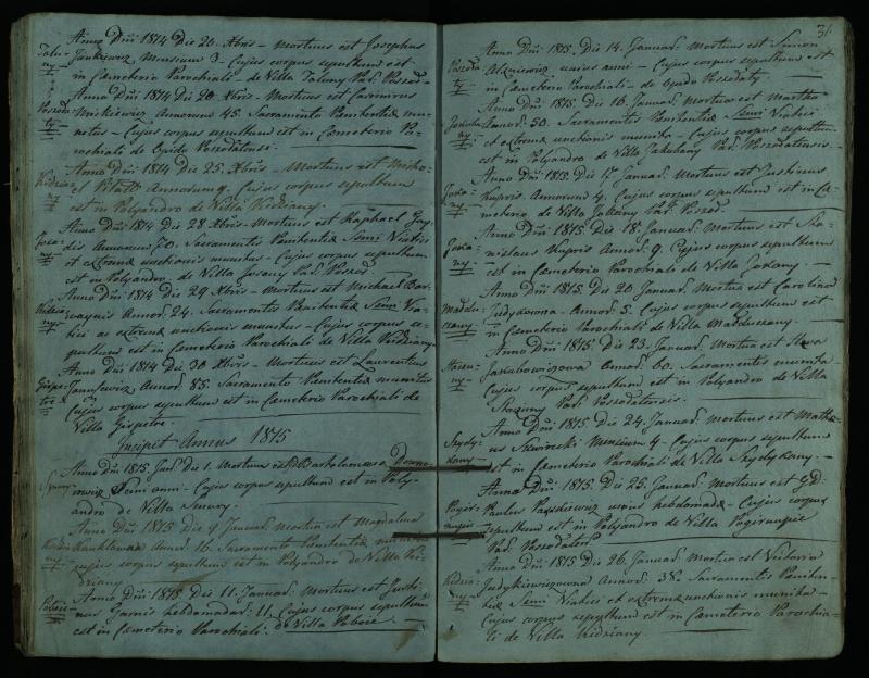 Pušaloto Romos katalikų parapijos bažnyčios 1810–1827 metų mirties metrikų knyga