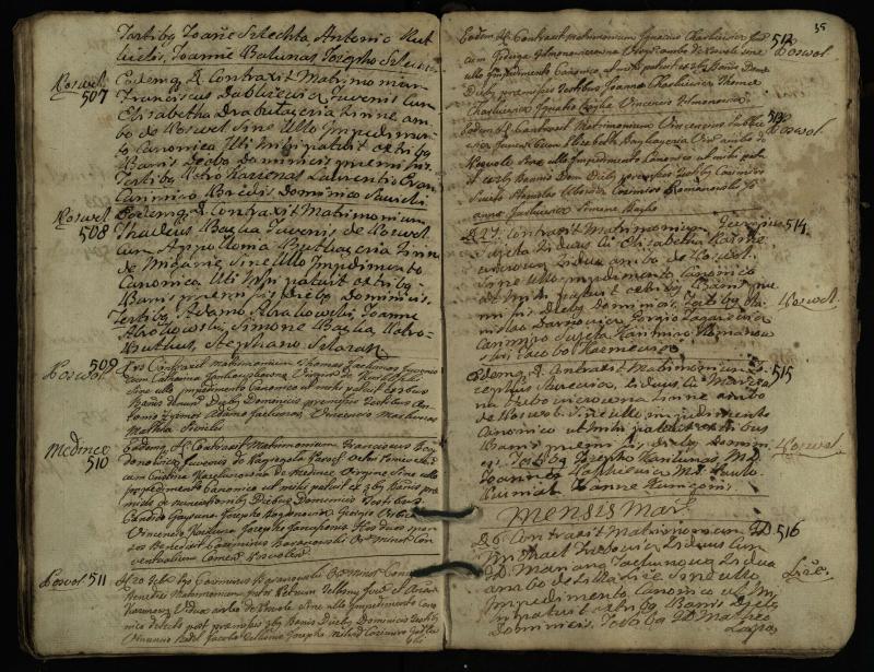 Pasvalio Romos katalikų parapijos bažnyčios 1776–1793 metų jungtuvių metrikų knyga