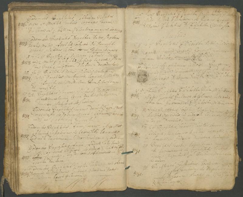 Pasvalio Romos katalikų parapijos bažnyčios 1703–1718 metų krikšto metrikų knyga