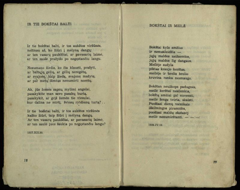 Per pasaulį keliauja žmogus : rinktinė poezija