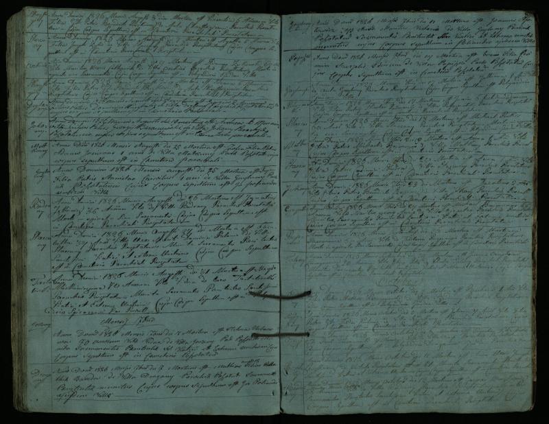 Pušaloto Romos katalikų parapijos bažnyčios 1810–1827 metų mirties metrikų knyga