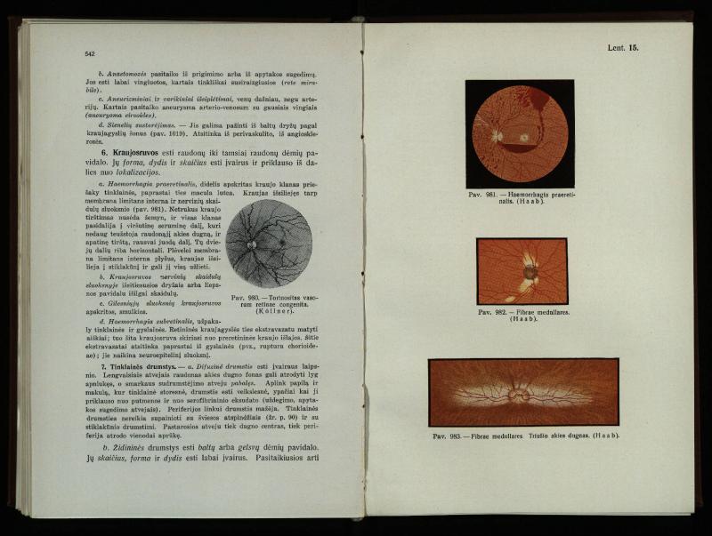 Akių ligų vadovas / Petras Avižonis. – Kaunas: Medicinos fakultetao leidinys, 1940. – VIII, 841, [2] p., 18 iliustr. lap.