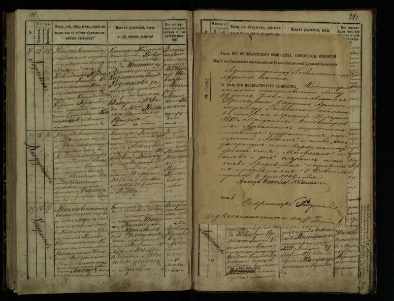 Pasvalio Romos katalikų parapijos bažnyčios 1873–1881 metų krikšto metrikų knyga