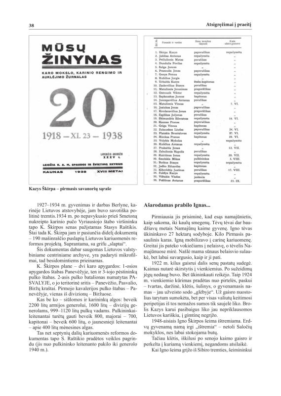 Šiaurietiški atsivėrimai : Pasvalio krašto istorijos ir kultūros žurnalas 2011, nr. 1 (30)