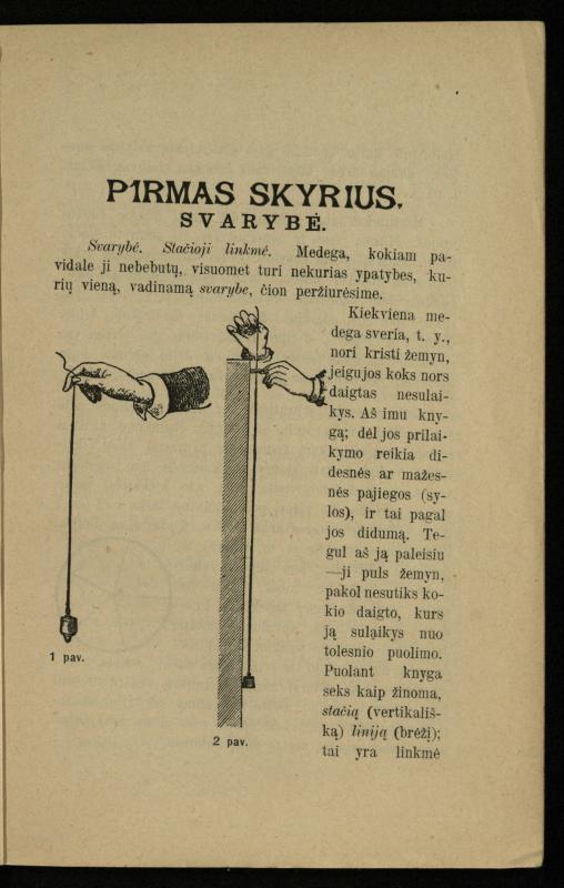 Populiariškas rankvedis fyzikos / parašė P. Neris. – Vilnius: „Vilniaus žinių“ [išleid. ir] sp., 1905. – 100 p.