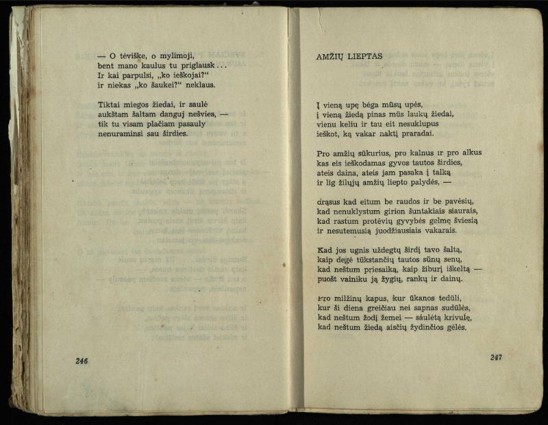 Per pasaulį keliauja žmogus : rinktinė poezija
