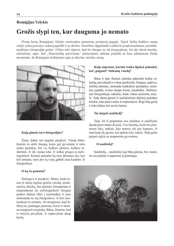 Šiaurietiški atsivėrimai : Pasvalio krašto istorijos ir kultūros žurnalas 2010, nr. 1 (28)