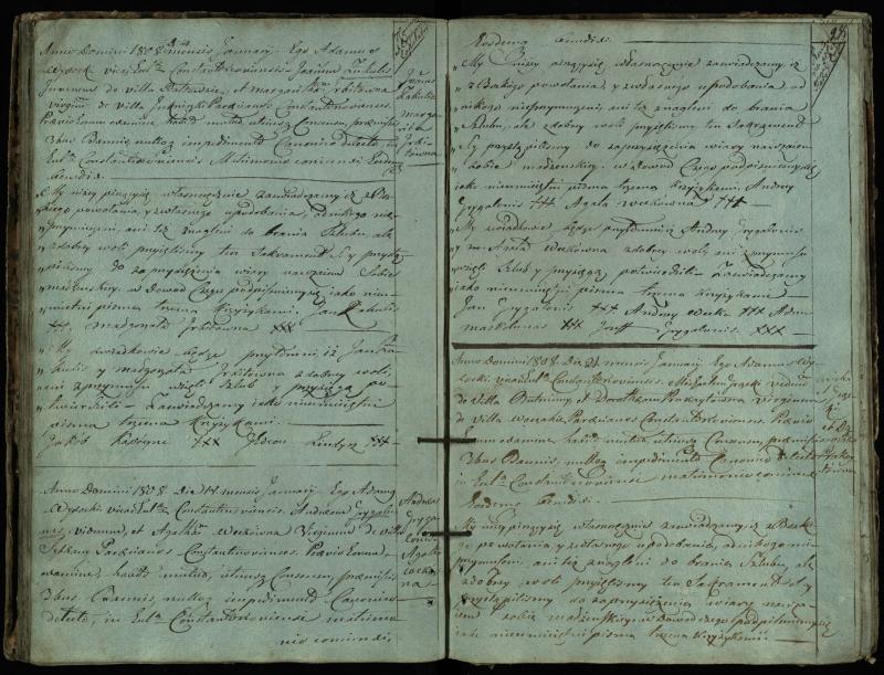 Vaškų (Konstantinavo) Romos katalikų parapijos bažnyčios 1804–1809 metų jungtuvių metrikų knyga