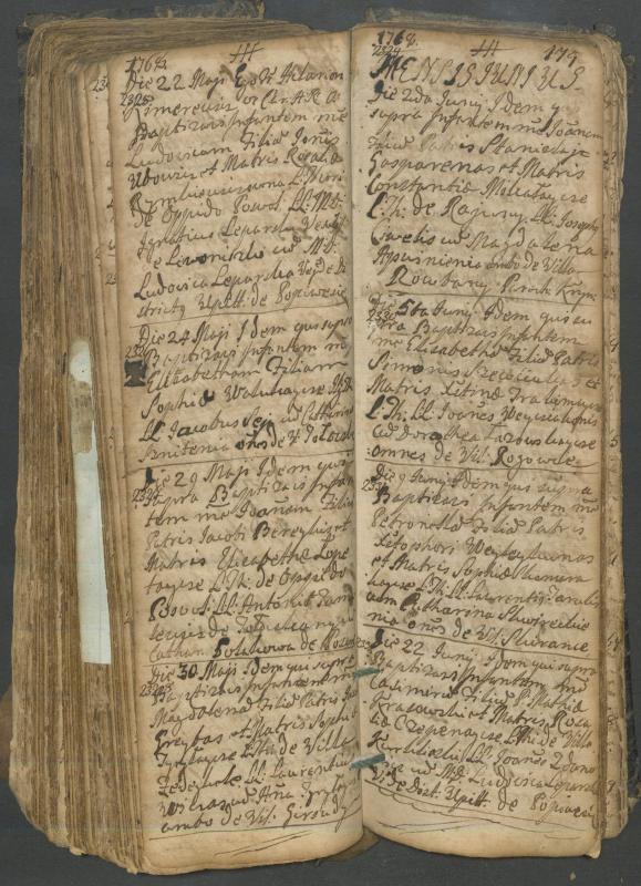 Pasvalio Romos katalikų parapijos bažnyčios 1749–1772 metų krikšto metrikų knyga