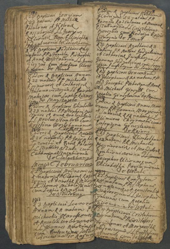 Pasvalio Romos katalikų parapijos bažnyčios 1749–1772 metų krikšto metrikų knyga
