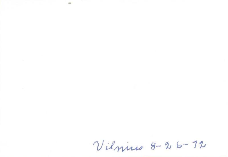 Pirmasis Kazio Balčiūno vizitas Lietuvoje, praleidus ilgus tremties metus Jungtinėse Amerikos Valstijose. K. Balčiūnas (trečias iš kairės) su artimaisiais. Vilnius, 1972 m. rugpjūčio 26 d.