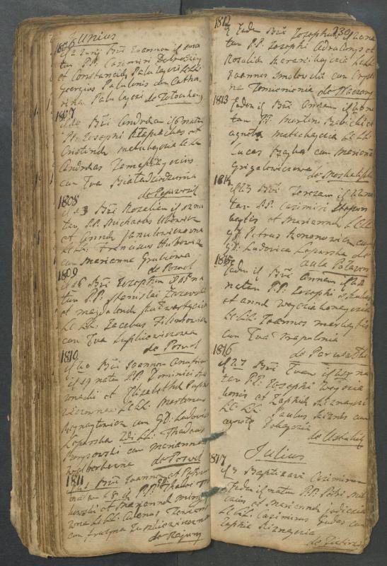 Pasvalio Romos katalikų parapijos bažnyčios 1749–1772 metų krikšto metrikų knyga