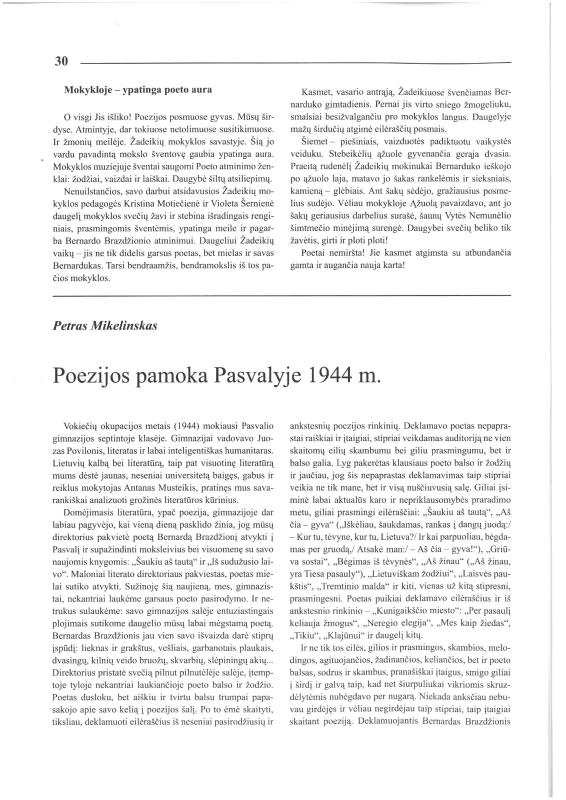 Šiaurietiški atsivėrimai : Pasvalio krašto istorijos ir kultūros žurnalas 2007, nr. 1 (22)