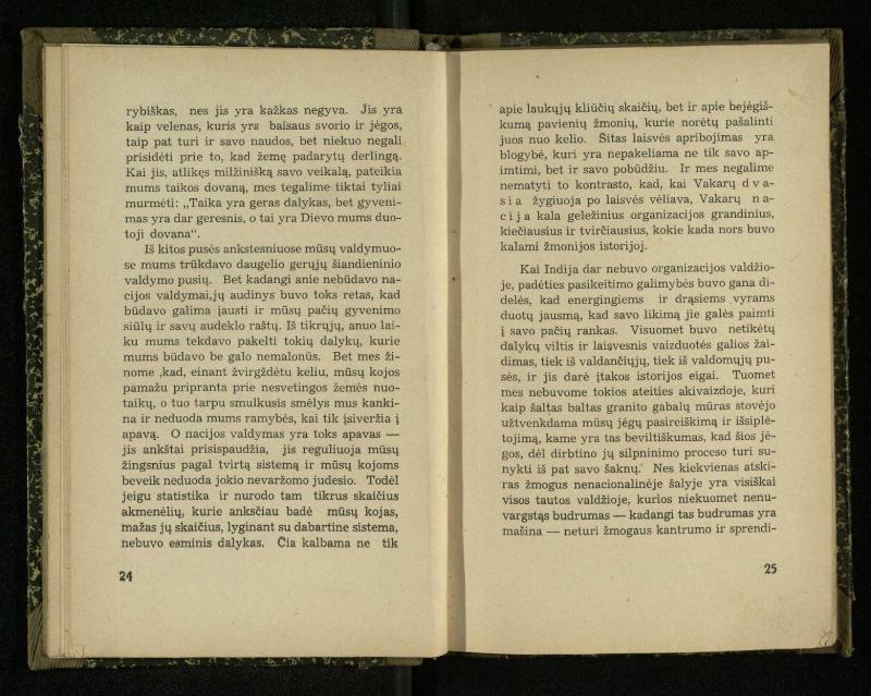 Nacionalizmas: nacionalizmas Vakaruose; Nacionalizmas Japonijoj; Nacionalizmas Indijoj / Rabindranath Tagore. – Kaunas: [s.n.], 1937. – 122, [2] p.