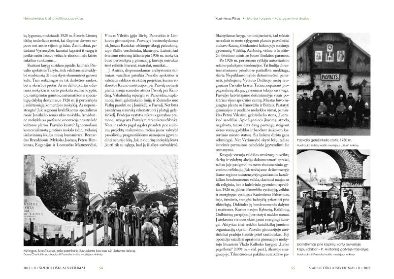 Šiaurietiški atsivėrimai : Pasvalio krašto istorijos ir kultūros žurnalas 2013, nr. 2 (35)