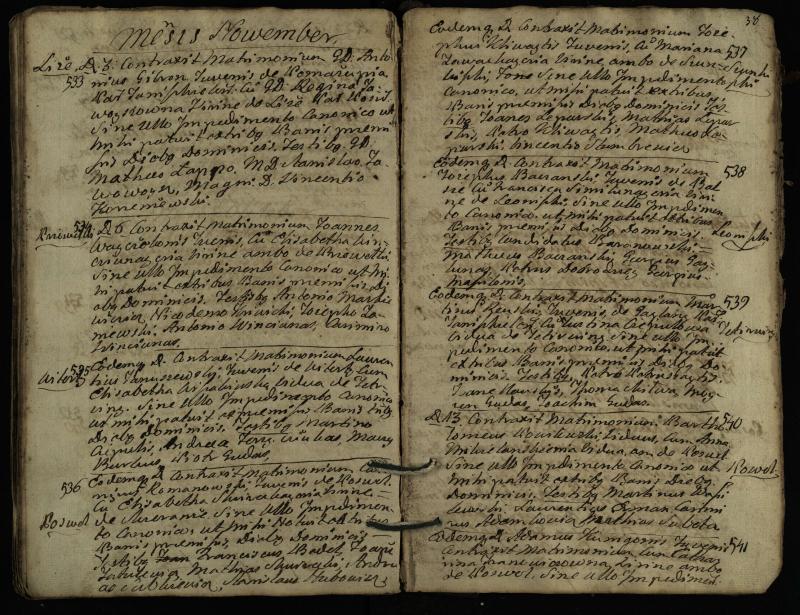 Pasvalio Romos katalikų parapijos bažnyčios 1776–1793 metų jungtuvių metrikų knyga