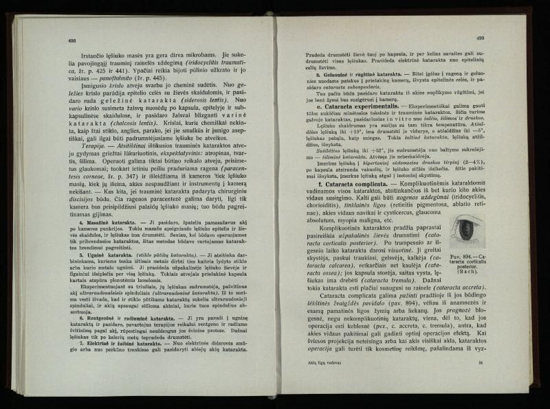 Akių ligų vadovas / Petras Avižonis. – Kaunas: Medicinos fakultetao leidinys, 1940. – VIII, 841, [2] p., 18 iliustr. lap.