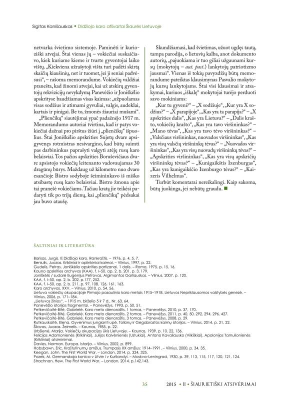 Šiaurietiški atsivėrimai : Pasvalio krašto istorijos ir kultūros žurnalas 2015, nr. 2 (39)