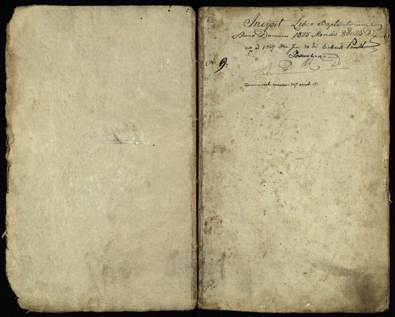 Pasvalio Romos katalikų parapijos bažnyčios 1825–1827 metų krikšto metrikų knyga