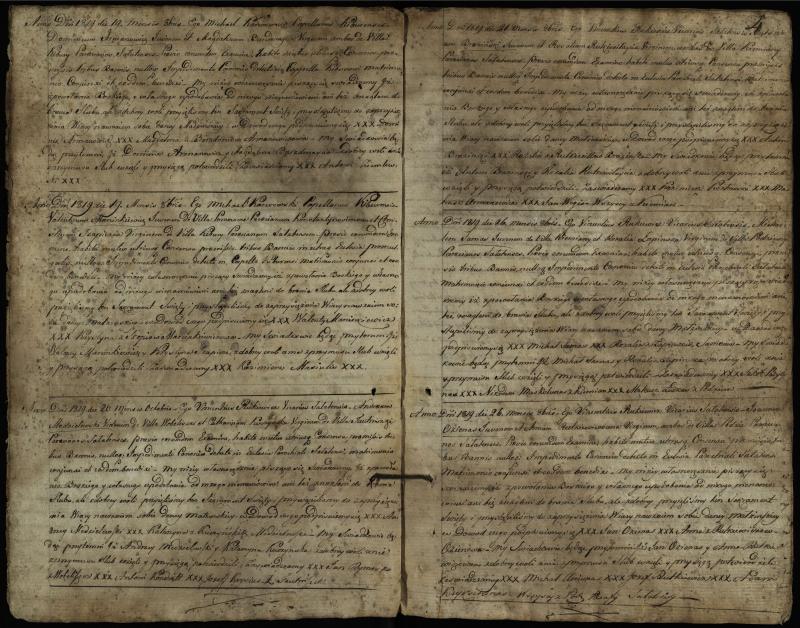 Saločių Romos katalikų parapijos bažnyčios 1819–1827 metų priešjungtuvinės apklausos knyga