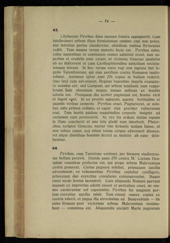 Lotynų kalbos chrestomatija: vidurinėms mokykloms vadovėlis (3-sios ir 4-sios klasės kursas) / K. Kliuksinas. – [Kaunas]: Koper. s-ga „Spaudos fondas“, 1932. – 191 p.