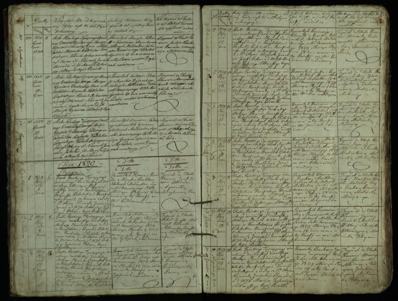 Pušaloto Romos katalikų parapijos bažnyčios 1828–1834 metų krikšto metrikų knyga