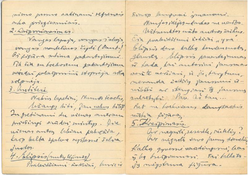 Rašytojo, savaitraščio „Tėviškės Žiburiai“ redaktoriaus Česlovo Senkevičiaus parengta literatūros teorijos pradmenų santrauka