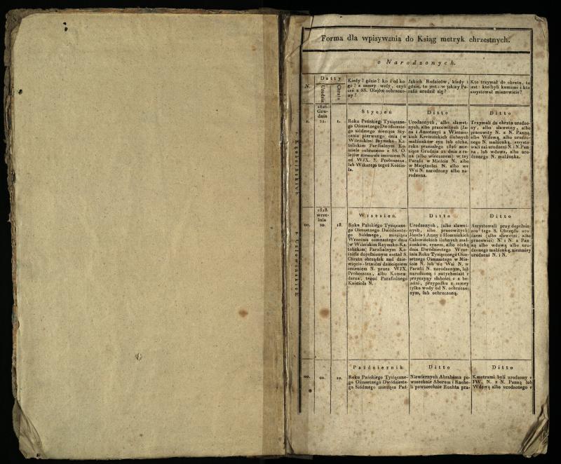 Krinčino Romos katalikų parapijos bažnyčios 1838–1848 metų krikšto metrikų knyga