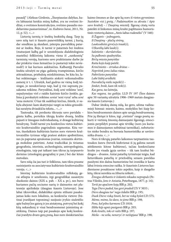Šiaurietiški atsivėrimai : Pasvalio krašto istorijos ir kultūros žurnalas 2013, nr. 1 (34)