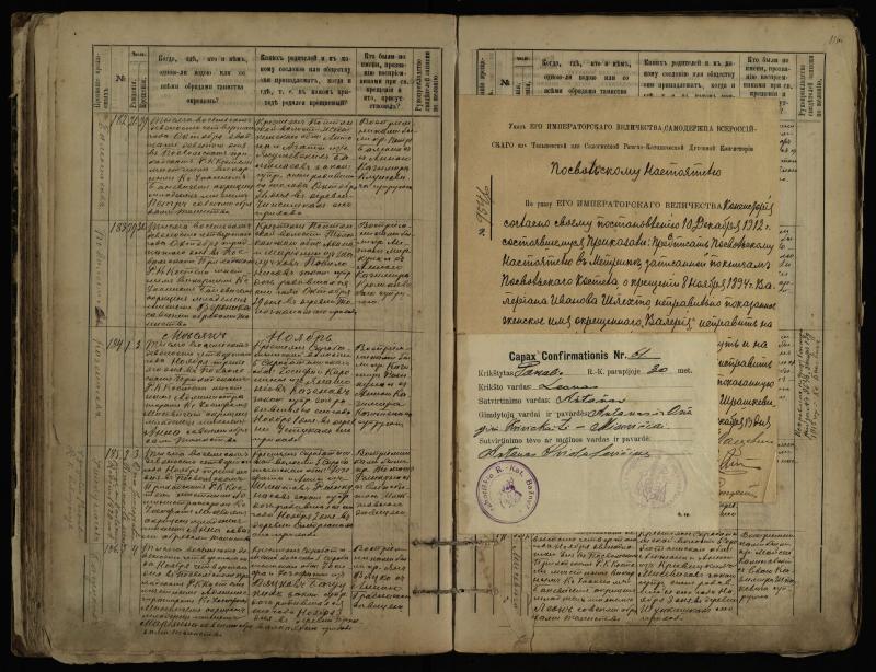 Pasvalio Romos katalikų parapijos bažnyčios 1889–1898 metų krikšto metrikų knyga