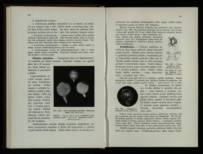 Akių ligų vadovas / Petras Avižonis. – Kaunas: Medicinos fakultetao leidinys, 1940. – VIII, 841, [2] p., 18 iliustr. lap.