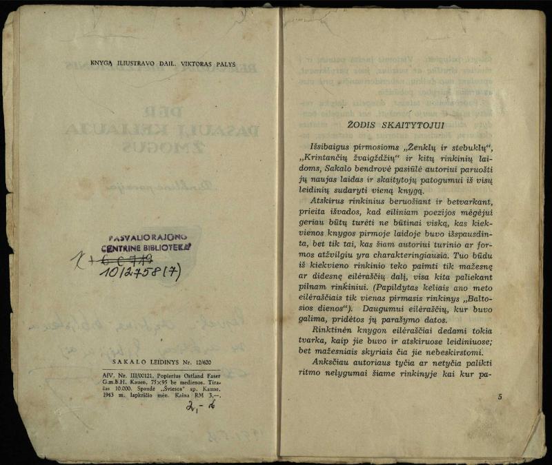 Per pasaulį keliauja žmogus : rinktinė poezija