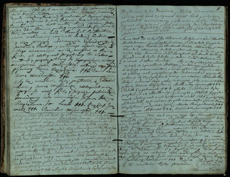Vaškų (Konstantinavo) Romos katalikų parapijos bažnyčios 1804–1809 metų jungtuvių metrikų knyga